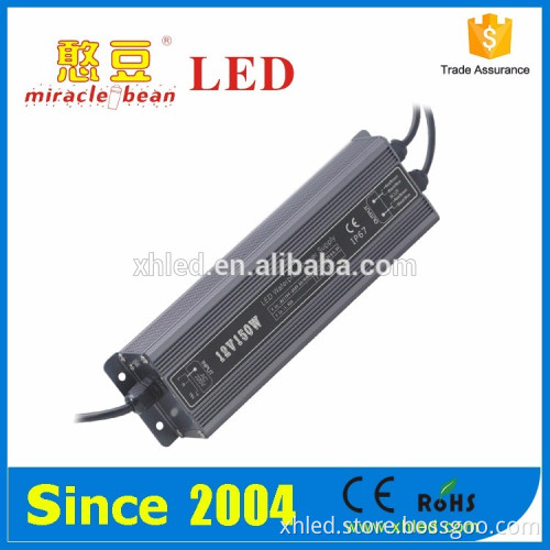 150W 5V/12V/24V LED Switching Power Supply Waterproof IP67 2 years Warranty